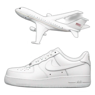Air force one triple white sticker