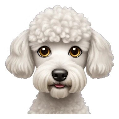 poodle mix with terrier sticker