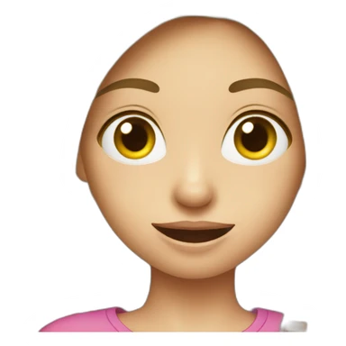 Silly girl with vodka sticker