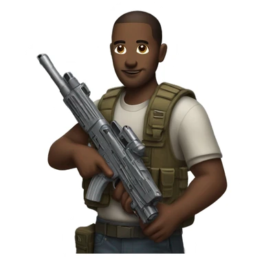 guy with r4-c gun sticker