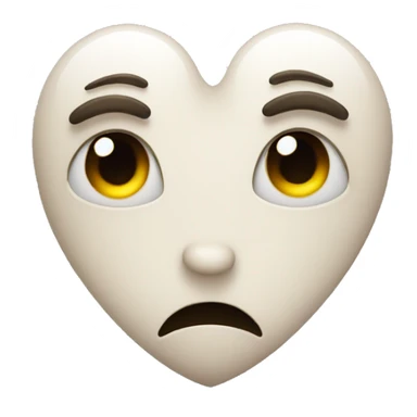 one broken heart with a tear sticker