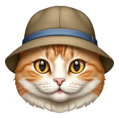 Cat wearing hats  sticker
