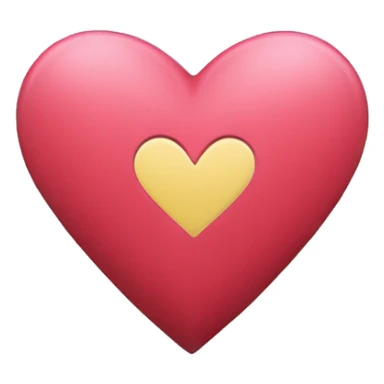 A heart shaped blank emoji with a verified tick inside of it sticker