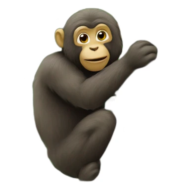 singe dans un arbre sticker