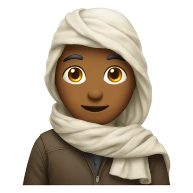 Chat avec une écharpe  sticker