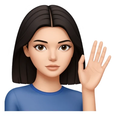 kendall jenner gibt einer anderen Frau die Hand sticker