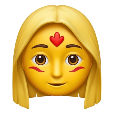 Миниатюрное сердце, белого цвета, у которого поверх красные рога, и снизу дьявольский хвост sticker