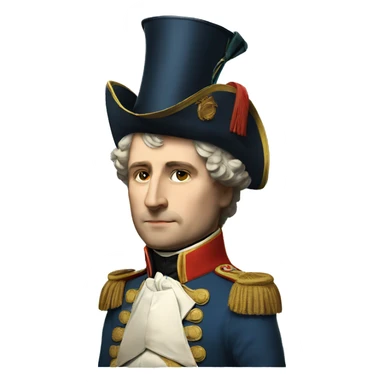 napoleon with birthday hat sticker