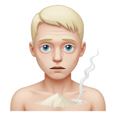 Cocaine addict sticker