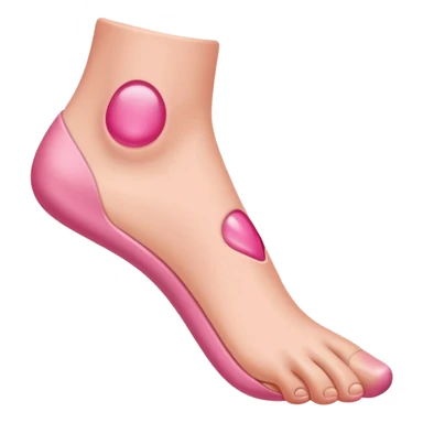 ankle pink skin sticker