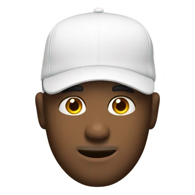 White Salesman with a sports cap sticker