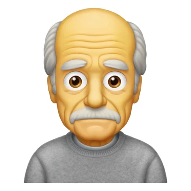 the simpsons, grandpa abe . sticker