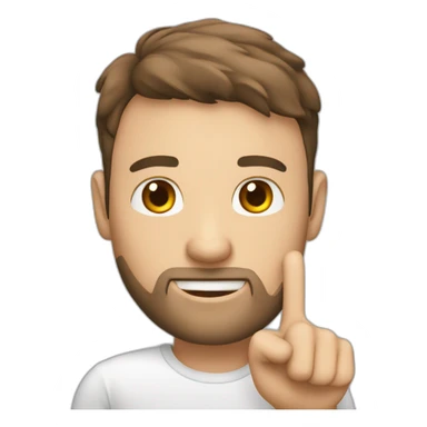 homme avec un panneau dans la main avec écrit RATIO sticker