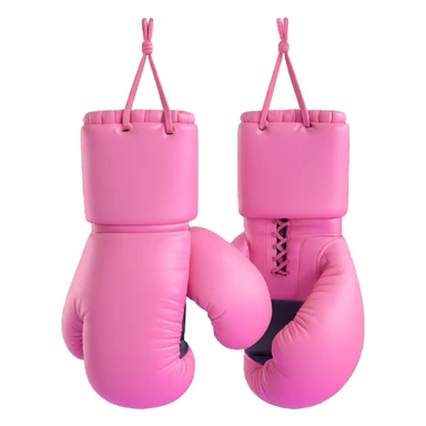 light pink boxing gloves sticker