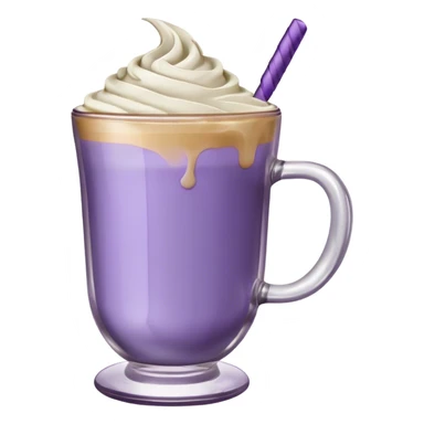 Lavender latte sticker