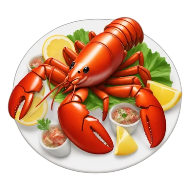 seafood lobster tower sticker