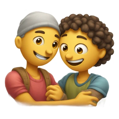 hugs and kisses sticker