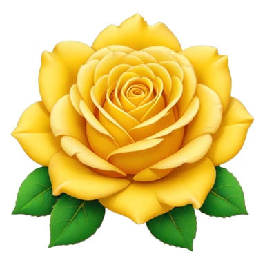 Yellow rose sticker