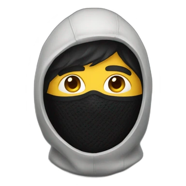 Balaclava man sticker