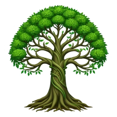 yggdrasil tree - three realms sticker