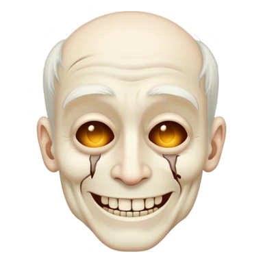 Dead man smiling sticker
