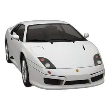 AUTO AZZURRA LATERALE sticker