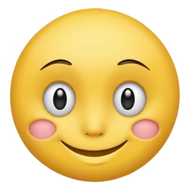 Side eye with smiley face sticker