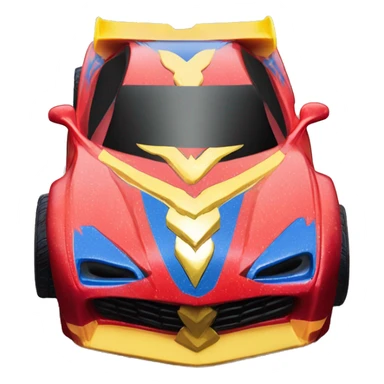 Side view Wonder Woman’s Supercar hot wheels rc car sticker