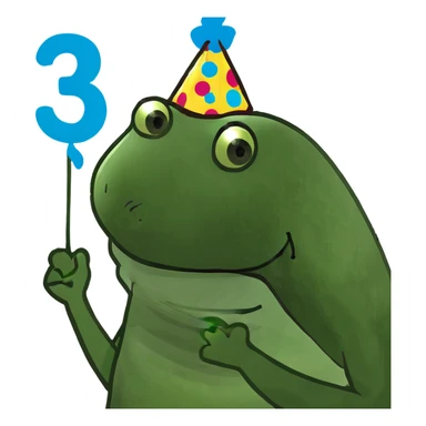 number 33 in a balloon sticker