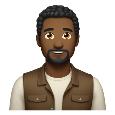 White guy with black hair hugging large light-brown skinned man sticker