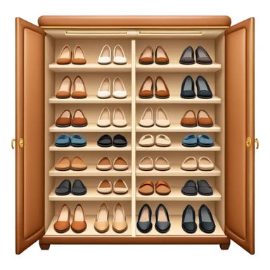 luxury shoe closet sticker