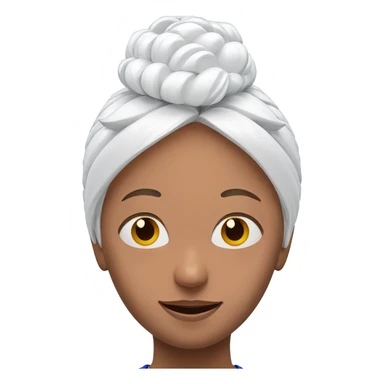 smiling boy with white hair sticker