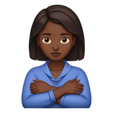 And ms crossed with arms around her neck sticker