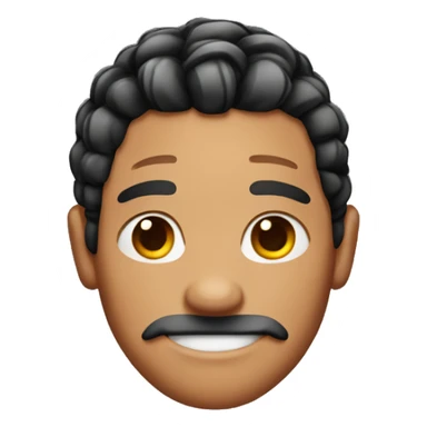 A man with stitch braids  sticker