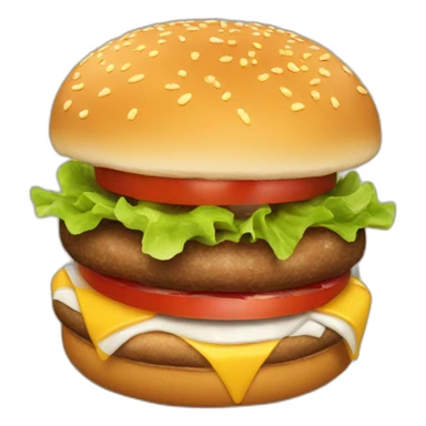 Talking burguer sticker