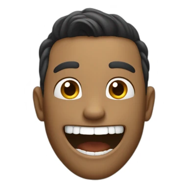 GUY with goaty laughing sticker