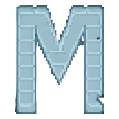 letter M sticker