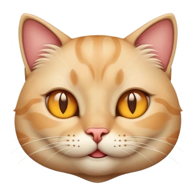 A cat smirking sticker