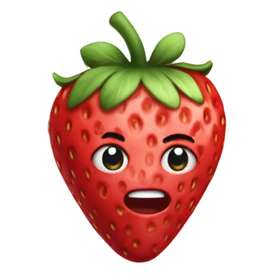 strawberry soothie sticker