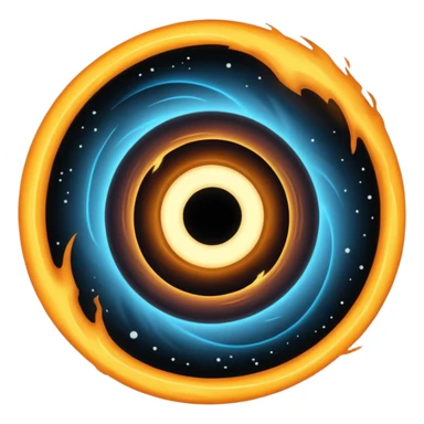 Un trou noir sticker