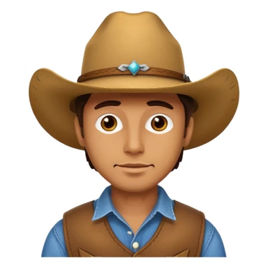 man on horse sticker