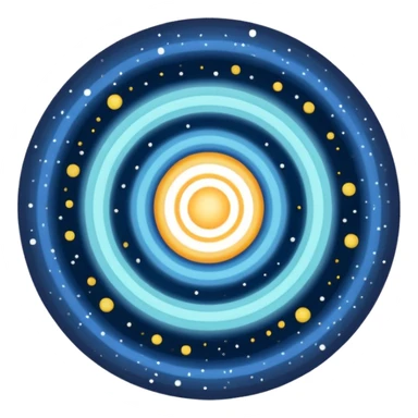 The cartwheel galaxy sticker