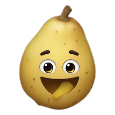 Mika bâts une patate sticker