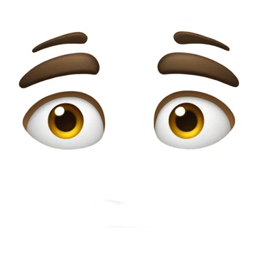 Annoyed face sticker