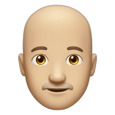 BALDNESS MEN  sticker