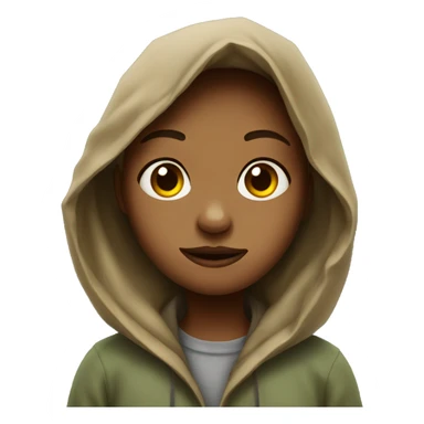 Homeless girl sticker