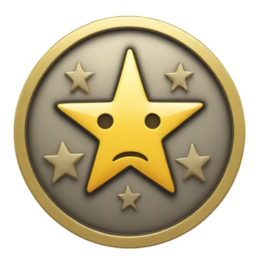 star coin sticker