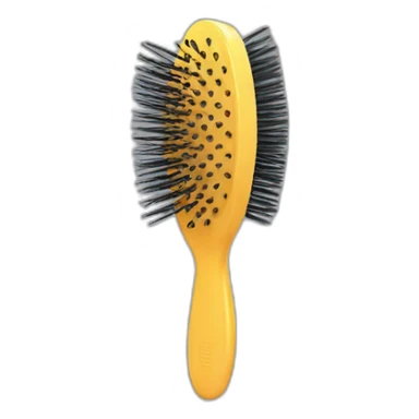Hairbrush sticker