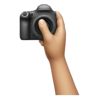 hand taking a picture sticker