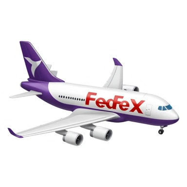 FedEx airplane sticker